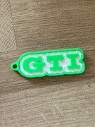 Brelok 3d Volkswagen GTI motoryzacyjny gadżet, idealny prezent