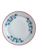 Talerz deserowy Lubiana 20 cm kwiatowy wzór porcelana