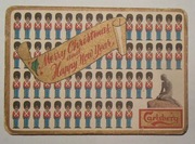 PIWO WAFEL POCZTÓWKA BROWAR CARLSBERG BOŻE NARODZENIE NOWY ROK