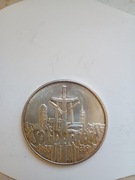 Moneta 100.000 zł Solidarność 1980-1990 srebrna typ A średnica 39 mm