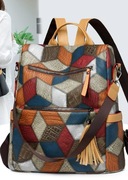 Antykradzieżowy plecak damski. Nowy. KOLOROWY Plecako-torebka 