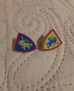 Tarcza Lego z lwem 2 sztuki 