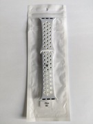 Pasek Apple Watch 38mm gumowy fluorescencyjny biały