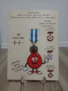 Ekspozytor na odznaki zasłużony hdk Kropla krwi