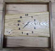 Zegar ścienny dębowy 52 cm