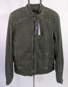 Tigha Nero Cotton rozmiar L męska kurtka biker bawełniana zielona