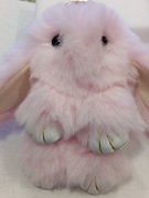 Pluszowa zabawka królik  brelok do toreb tornistrów