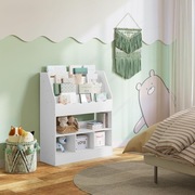 Nowy Regał Półka Stojąca na Zabawki Biały Pojemnik