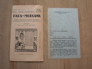 FATAMORGANA 22 stycznia 1928 tygodnik poświęcony rozrywkom umysłowym UNIKAT