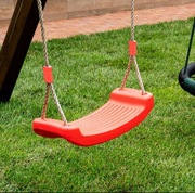 Huśtawka ogrodowa deska czerwony różowy