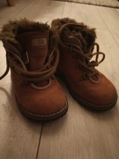 Skórzane buciki zimowe. Stan bardzo dobry