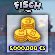FISCH / FISH- 5 000 000 C$ (COINS) + BONUS