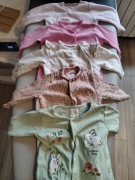 Zestaw 5 śpioszków dla dziewczynki - rozmiar 68