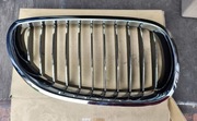 NERKA GRILL BMW 5 E60 E61 03-10 PRAWA CHROM BLACK 201705-2