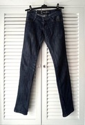 Spodnie Cherry wąskie jeansy niski stan XS 36