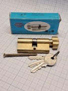 Wkładka patentowa z gałką M&D 30g/35 mosiądz solidna polska