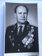 Podpułkownik odznaczony orderem Wojny Ojczyźnianej i Czerwonej Gwiazdy