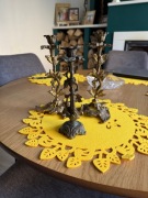 Świeczniki PRL 3 szt