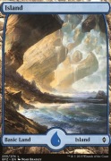 MTG Battle for Zendikar: Island (255 A - Full Art) FOIL