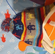 czapka zimowa niemowleca