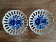 Talerze dekoracyjne ażurowe # Koło # vintage PRL