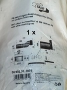 Zestaw przyłączeniowy mimośrodowy do miski WC Sanit