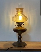 Duża stara miedziana lampa 