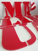 Litery 3D, napisy z plexi, litery ze styroduru