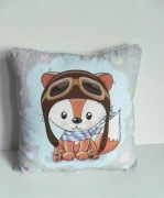 poduszka dla dzieci, bawełna, Minky, plusz