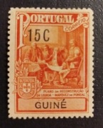 Kol.port. GUINE: 1919r. Mi 5 *. Zwangszuschlagsmarken.