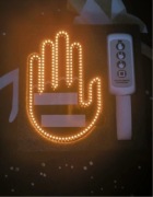 Samochodowy Sygnalizator gestów LED na szybę