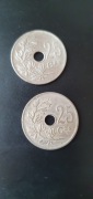 Belgia 25 centymów 1928 rok ( E,Q )