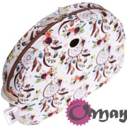 Organizer Obag MOON LIGHT beżowy – łapacze snów karmel 2 kieszenie | OMAY