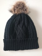 Accessorize ciepła czapka z pomponem r uniwer