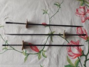 Szpadki do mięs grill szaszłyk PRL metaloplastyka kute 3szt