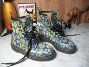 dr martens glany motyw  flory skóra 36