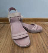Ecco Buty Sandały Brudny Róż r. 39 Skórzane Nowe