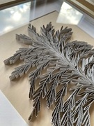 Obraz trawa pampasowa natura, modern; quilling