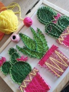 Obrazy Stringart ręcznie robione, idealny prezent