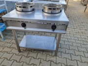 Kuchnia Gazowa WOK, 2-Palnikowa Wolnostojąca 20 kW