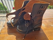Buty wojskowe,skórzane, olejoodporne 