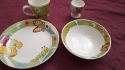 Zestaw obiadowy ceramiczny dla dziecka 
