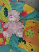 Różowy miś maskotka zabawka pluszak przytulanka 