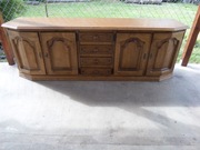 piękna stylowa komoda dębowa flandern stan bdb