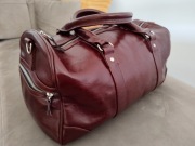 Torba weekendowa skórzana Miler Menswear brązowa