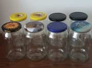 8 sztuk słoików litrowych na przetwory