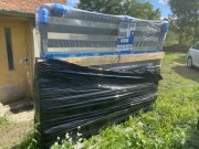 Brama wjazdowa z furtką, antracyt