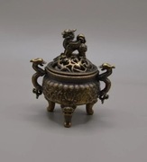 Elegancka kadzielnica smok 6x5,5x4,5 cm