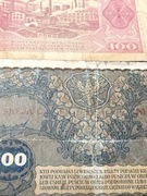 2x 100 zł 1948 i 1919 rok