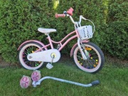 Rower dla dziewczynki 16 cali różowy